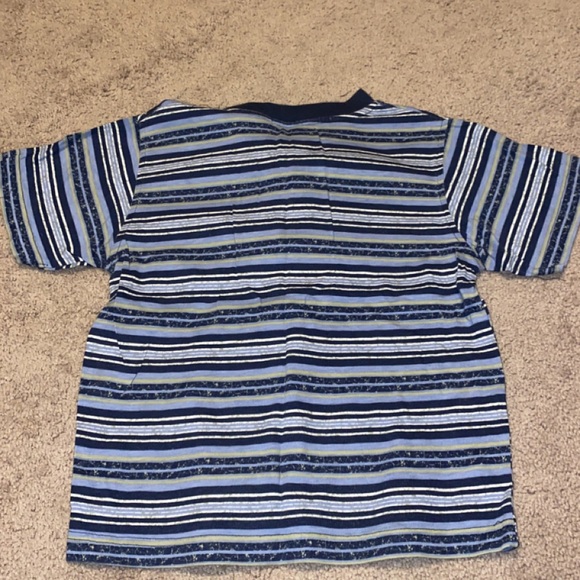 Blue Striped Kids Shirt - Picture 3 of 3